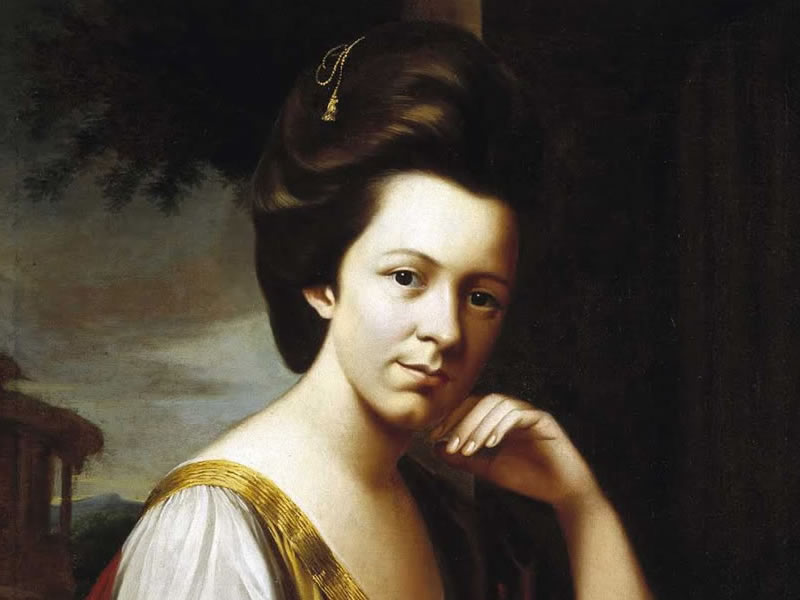 Portrait of Eliza Lucas Pinckney.