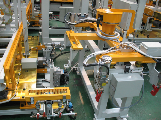 yellow and silver machinery 