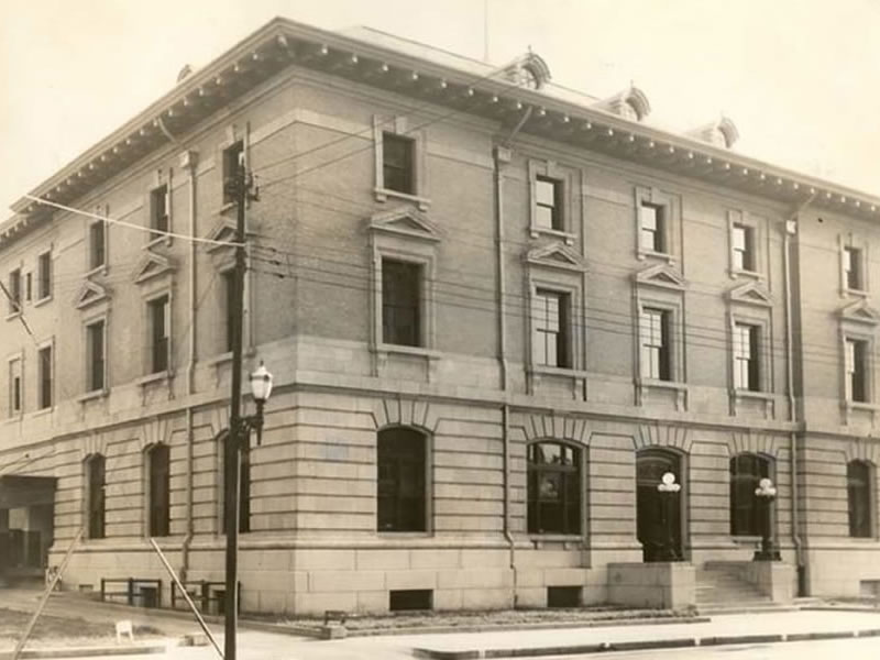 U.S. Post Office, Florence, South Carolina, in 1938.