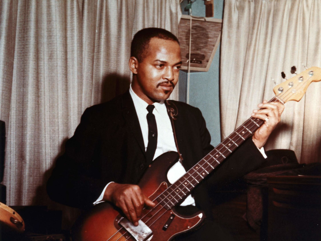 Color photograph of James Jamerson