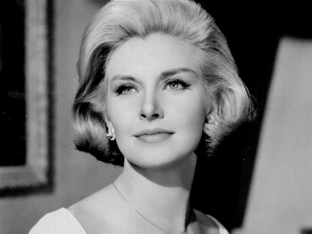 black and white photo  of Joanne Woodward