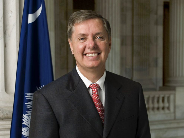 color photo of Lindsey Graham