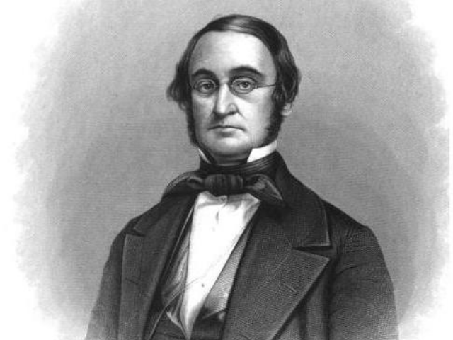 Black & white photograph of Benjamin Franklin Perry
