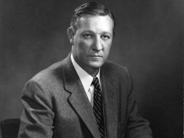 Black and white photo of George Timmerman, Jr.