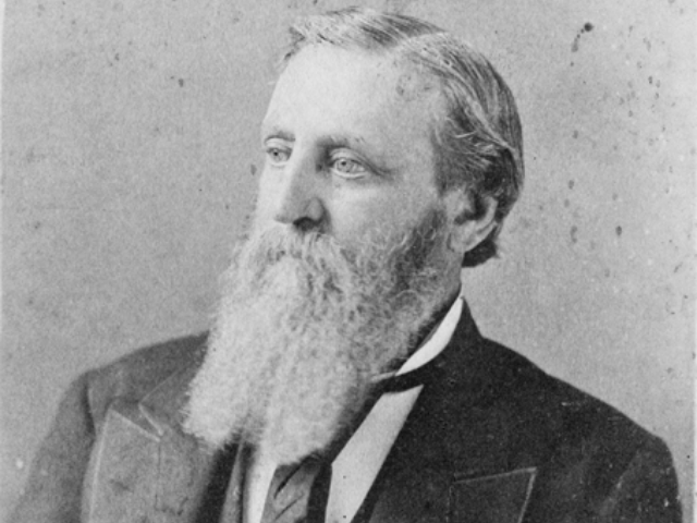 Black and white photograph of William Simpson