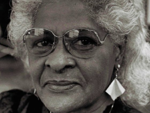 Black and white photograph of Bernice Robinson
