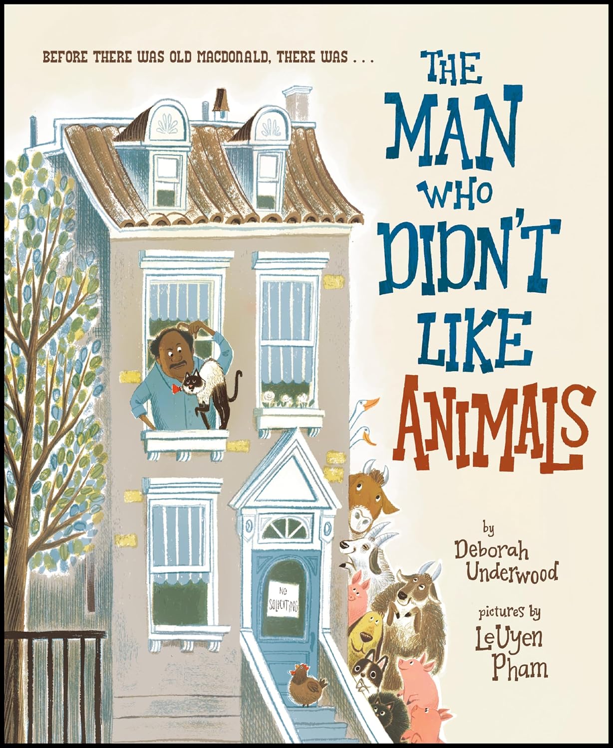 Book cover for The Man Who Didn’t Like Animals