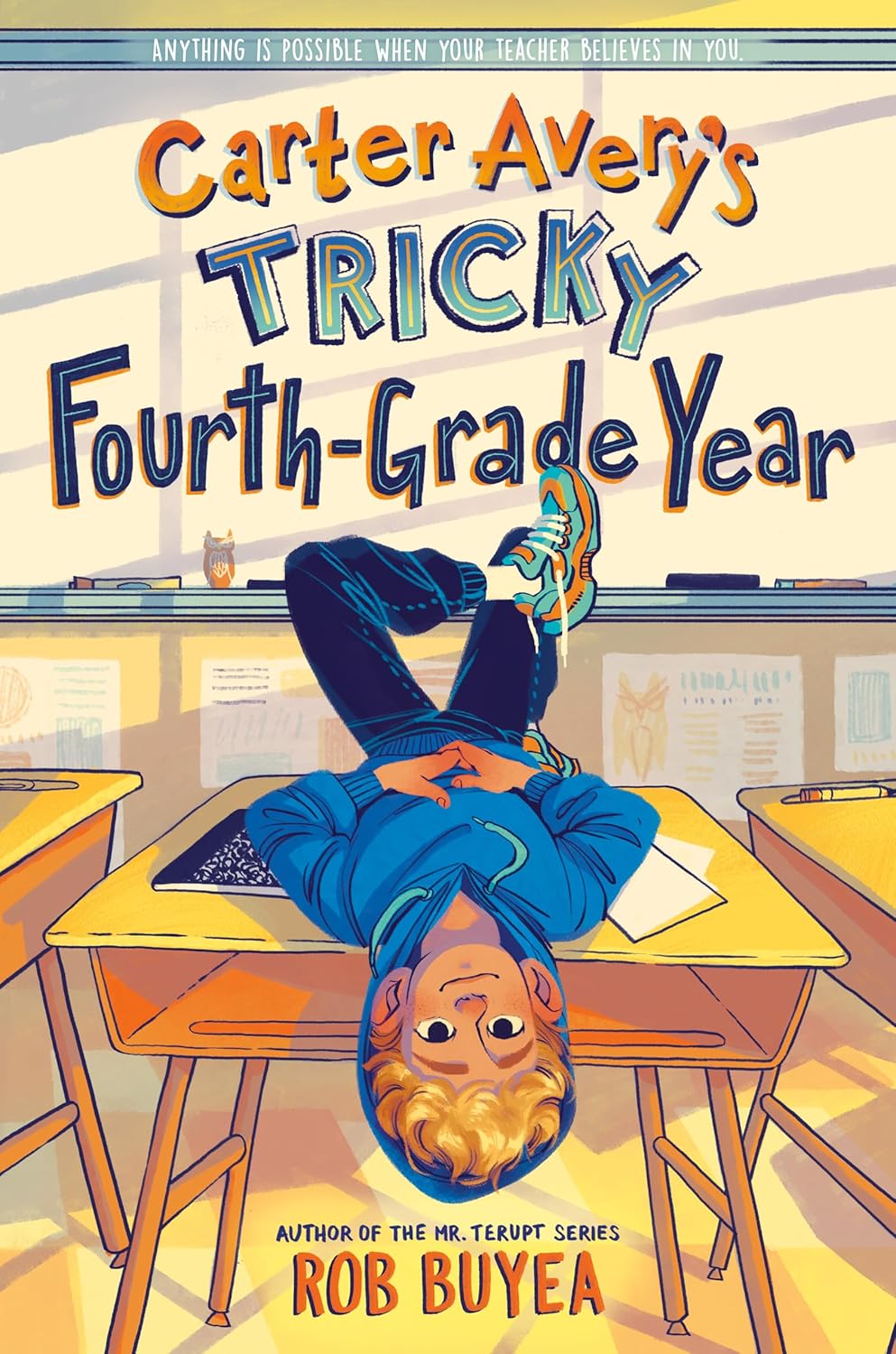 Book cover for Carter Avery’s Tricky Fourth-Grade Year