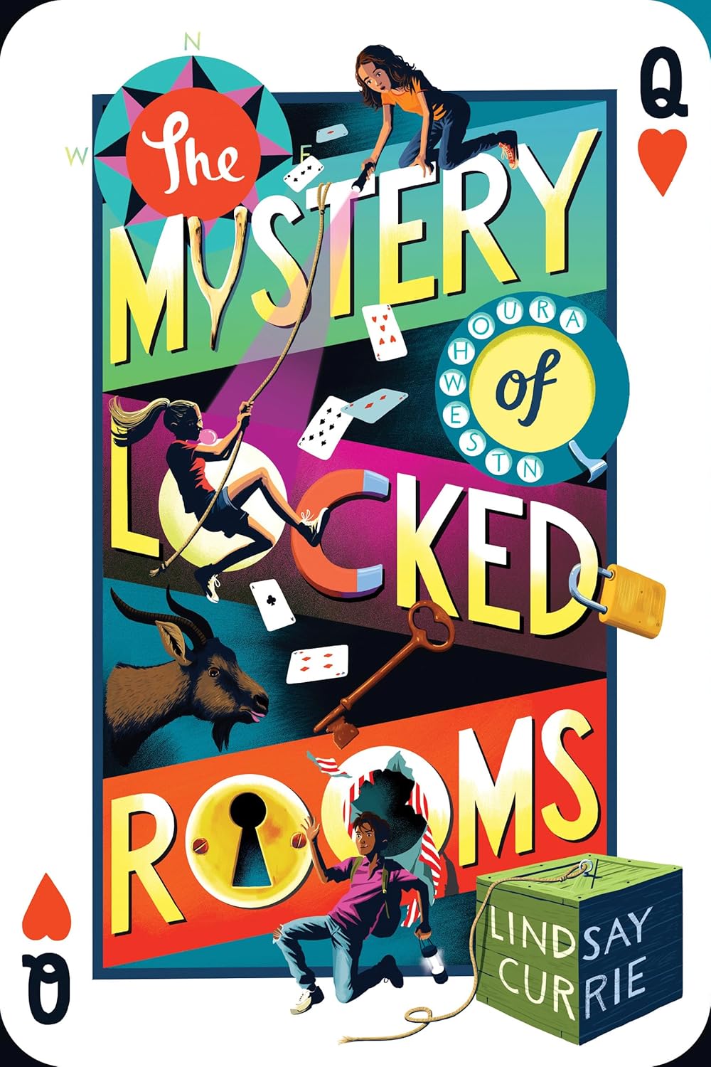Book cover for The Mystery of the Locked Rooms